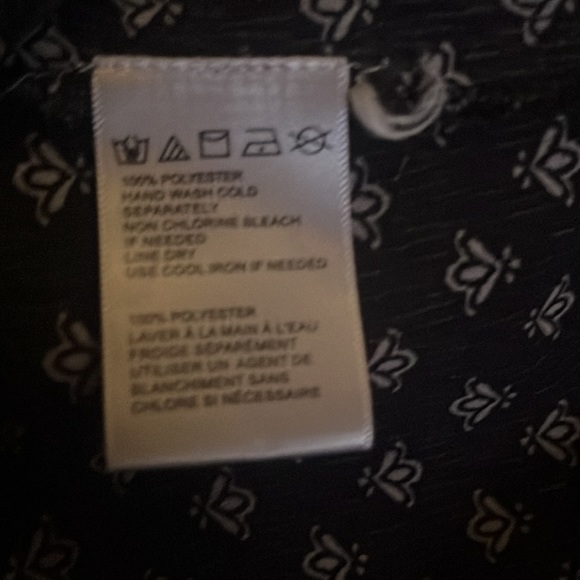 EUC Urban Outfitters long sleeve button tie front cropped blouse - Picture 5 of 7